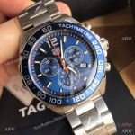 Swiss Grade Tag Heuer Formula 1 Chronograph Quartz 43mm Blue Steel Watch